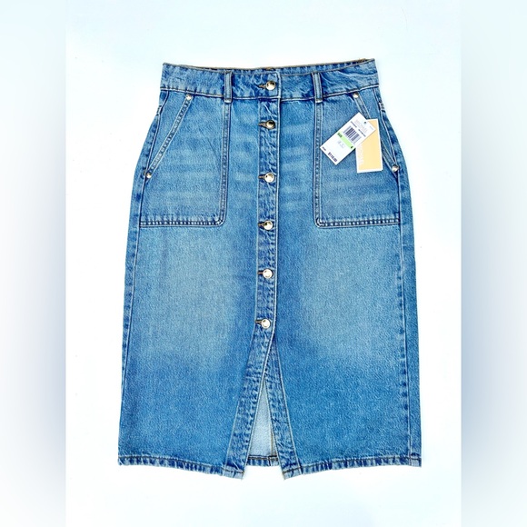 MICHAEL Michael Kors Dresses & Skirts - Michael Kors Denim Midi Skirt